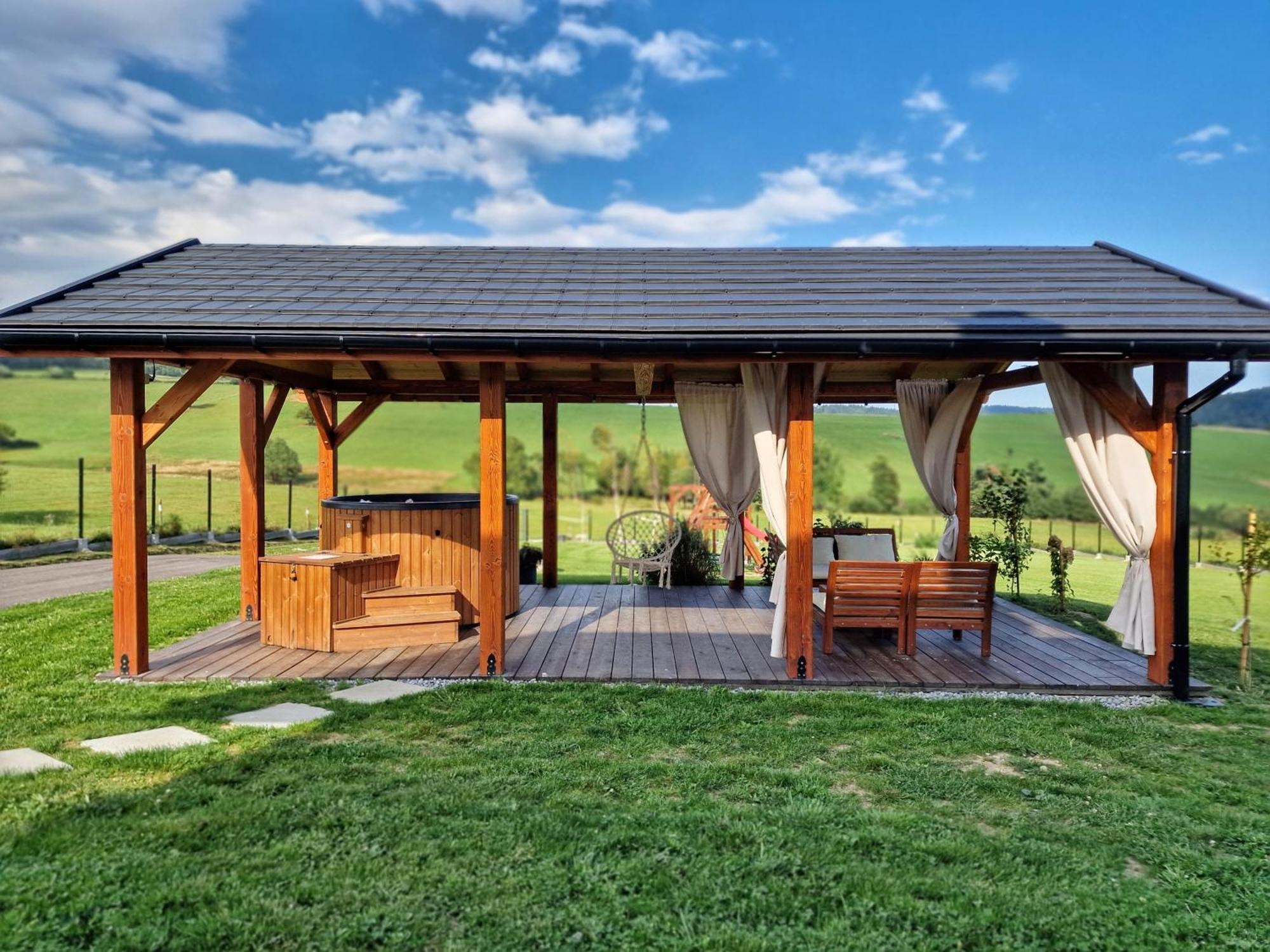 Lackowa Chill And Rest Dom Z Balia Krynica Zdroj Uscie Gorlickie Exterior foto